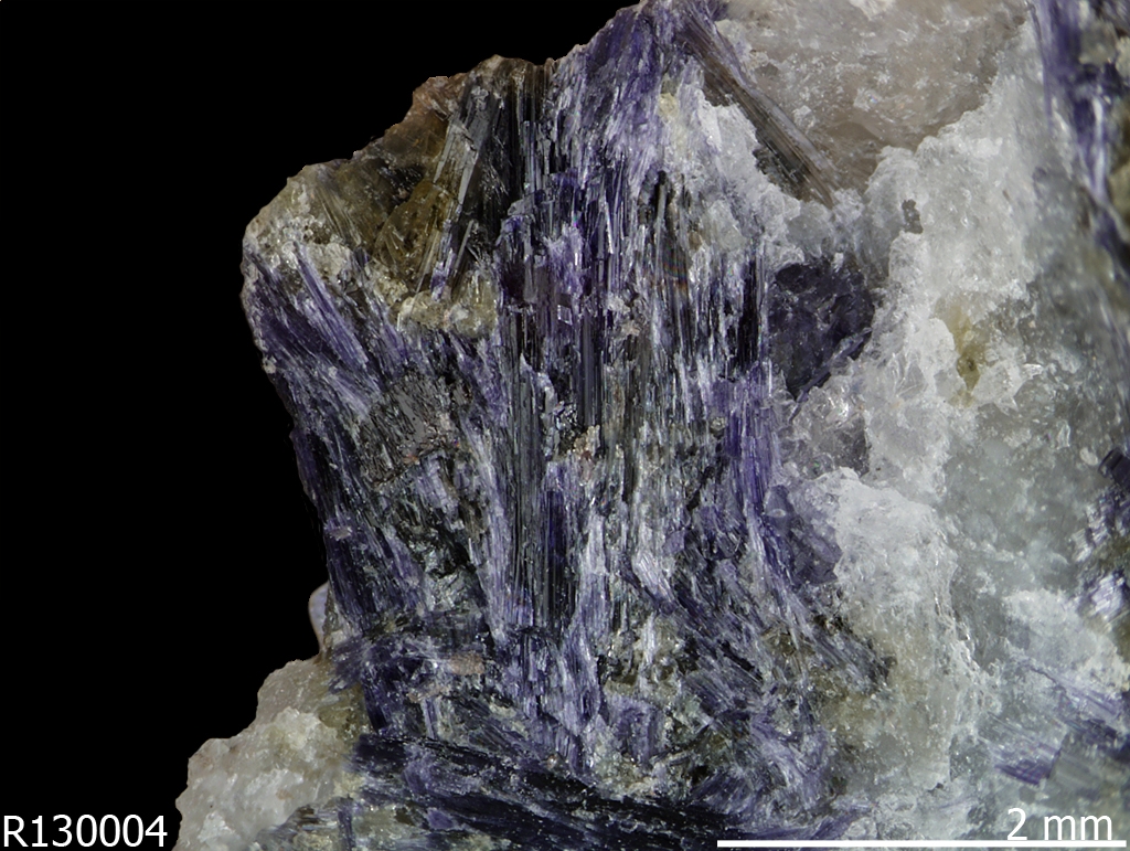 Holmquistite Li2 Mg3al2 Si8o22 Oh 2 Quebec Lithium Corporation Mine La Corne Abitibi Rcm Abitibi Temiscamingue Qu Crystals Rocks And Crystals Amethyst