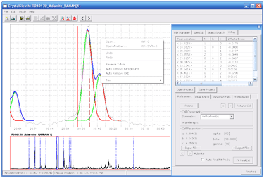 CrystalSleuth - Xray Diffraction Peak Fitting